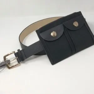 Vince Camuto Double Pocket Belt Bag size Large leather belt with double pocket VINCE CAMUTO Double Pocket Belt Bag | eBay main image 3